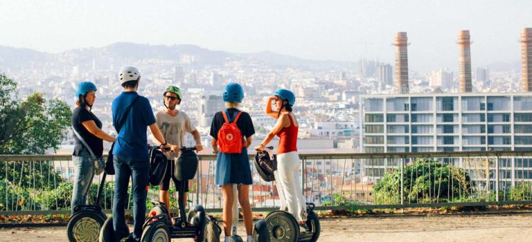 Segway tour of Montjuic Hill