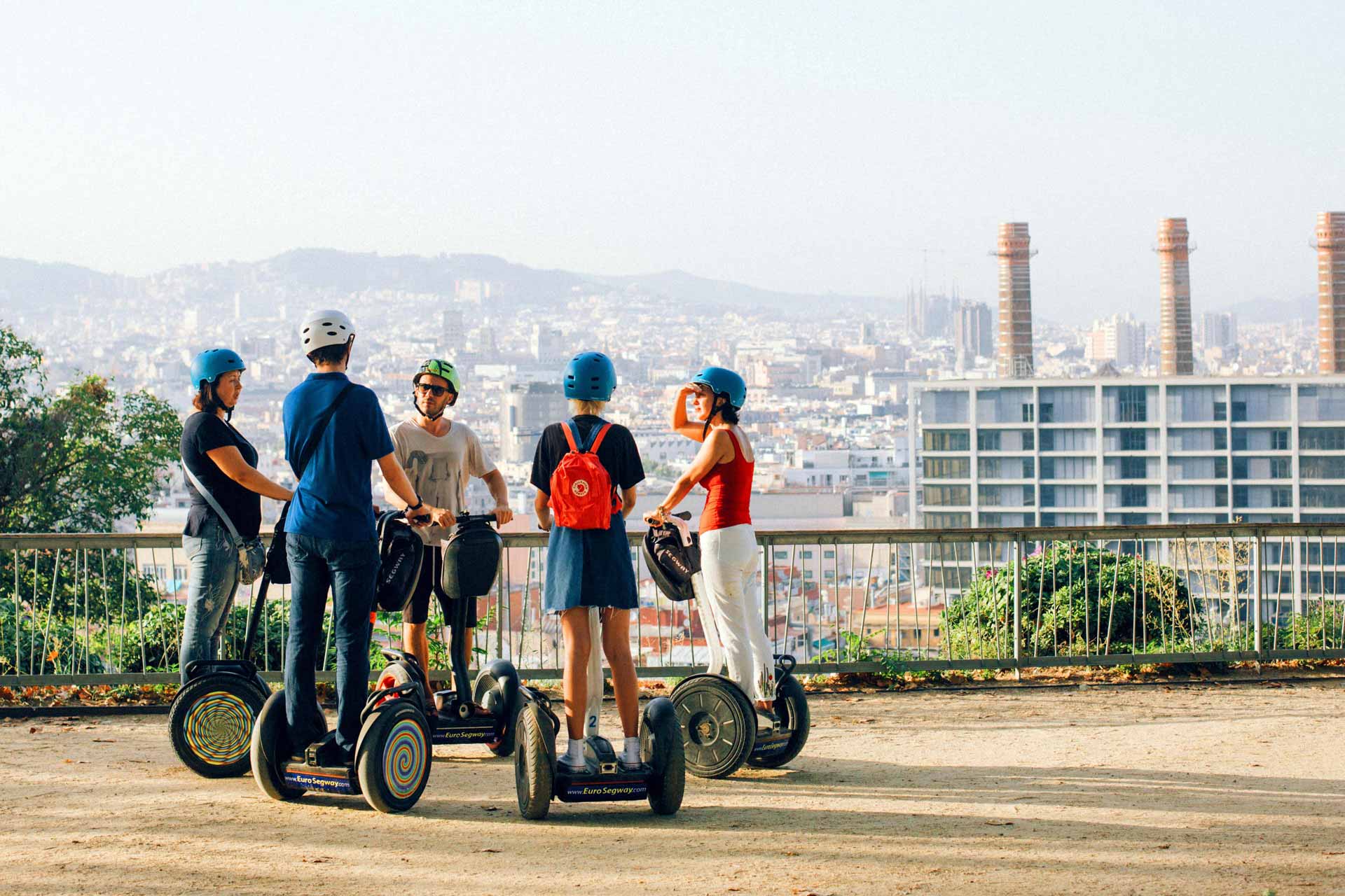 Segway tour of Montjuic Hill